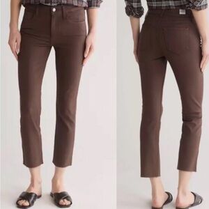 Frank & Eileen Women's Chocolate CORK Skinny Jeans